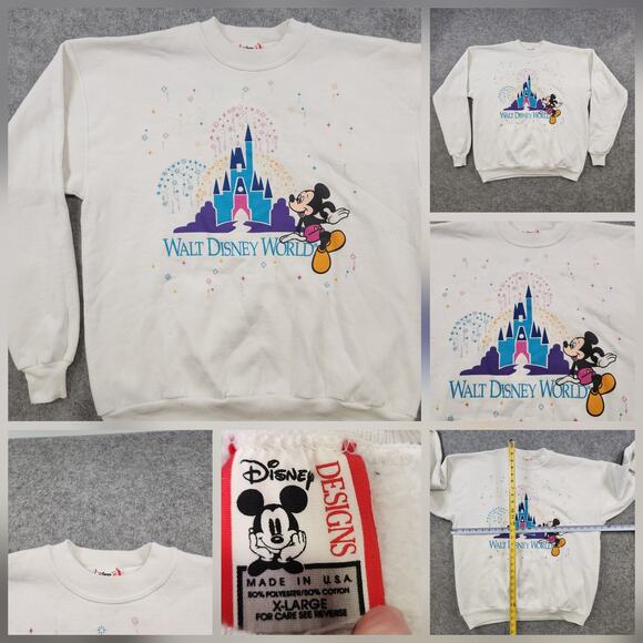 Disney Other - VTG Walt‎ Disney World Sweatshirt Mens XL Mickey Mouse Crewneck Pullover 90s USA